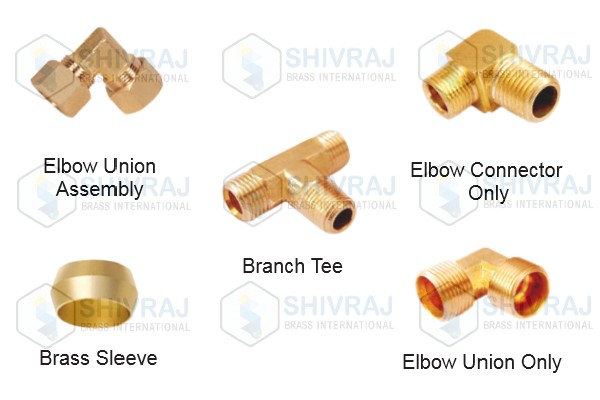 BRASS COMPRESSION FITTINGS - Brass Fittings Manufacturer in India